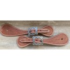 SN Tack Spoorriem Ladies SP009 Buckle Flower Star SN Tack Spoorriem Ladies SP009 Buckle Flower Star